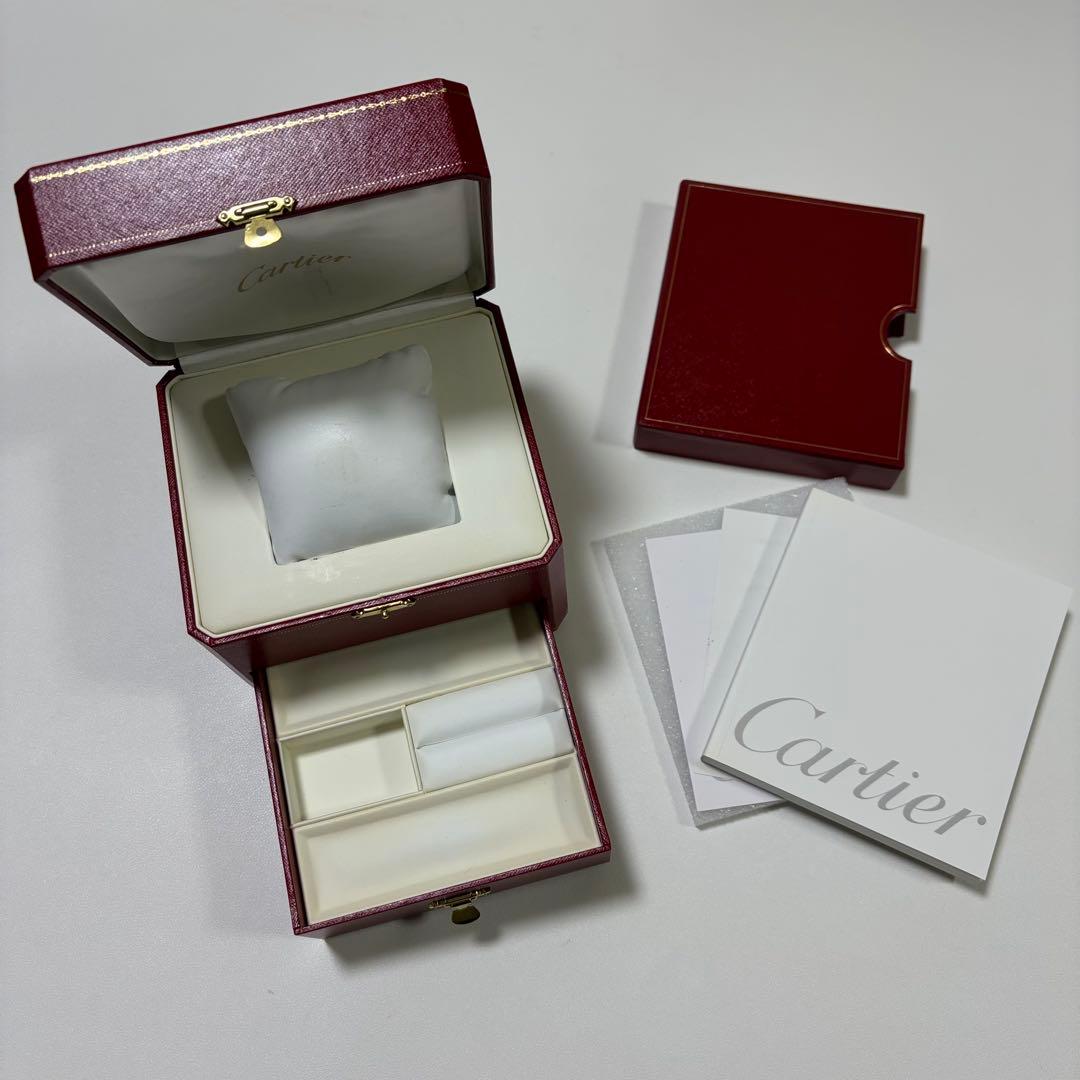 カルティエ　時計ケース　時計ボックス　空箱　二段　希少