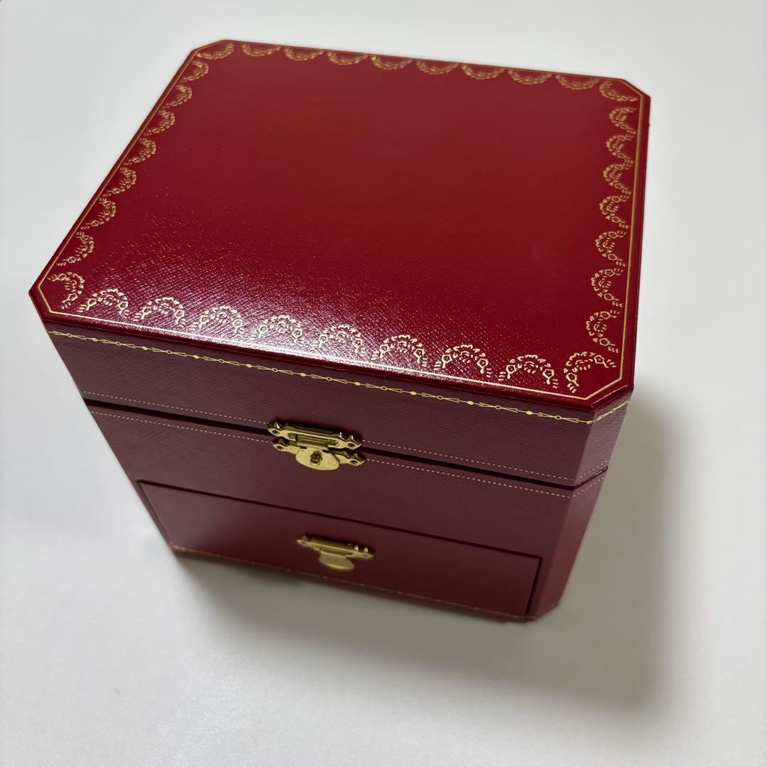 カルティエ　時計ケース　時計ボックス　空箱　二段　希少