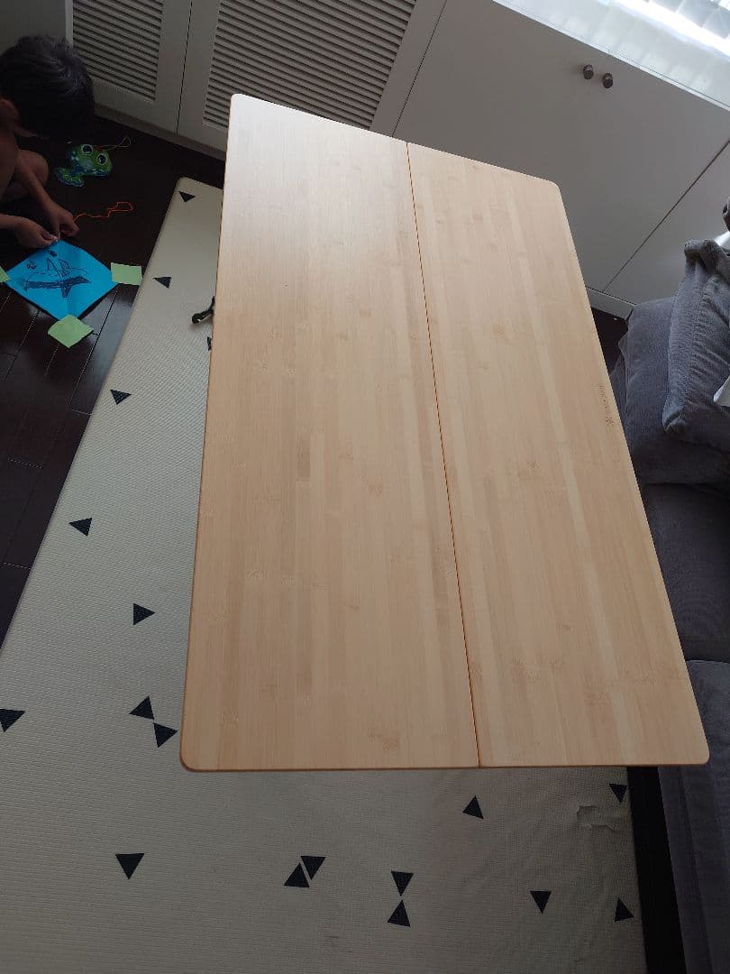 最終値下げ: Peak ワンアクションテーブルロング竹