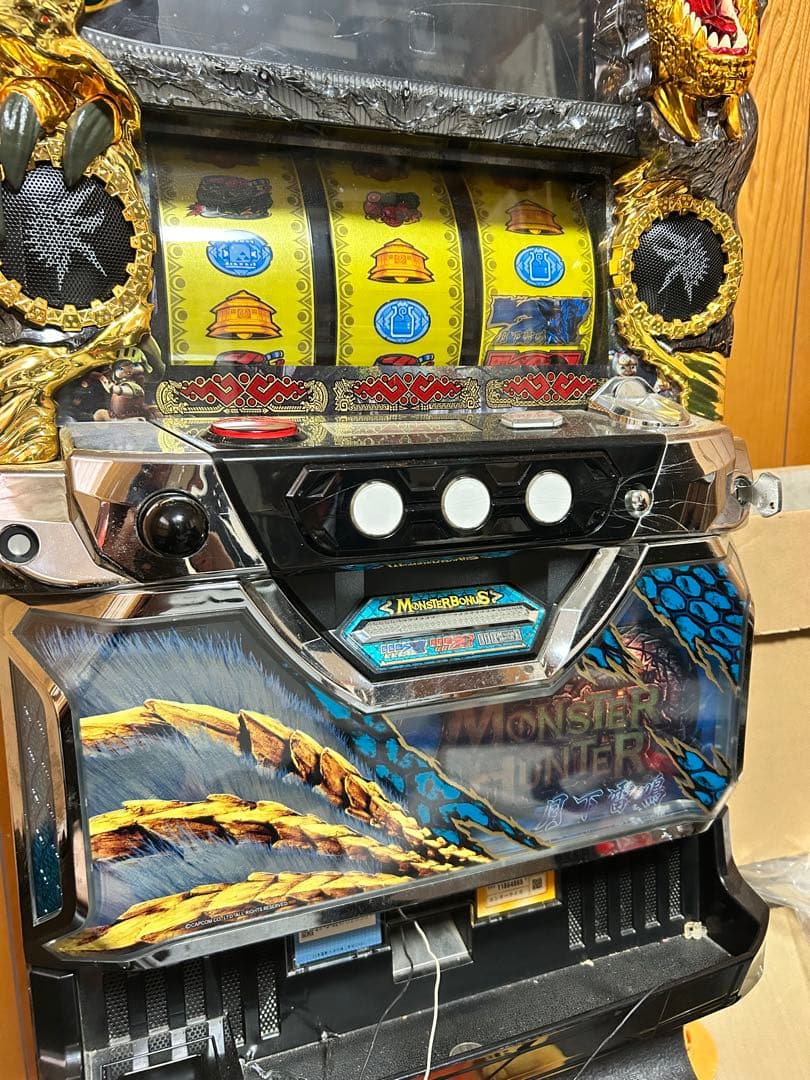 モンスターハンター月下雷鳴　パチスロ実機　アミューズメント基板