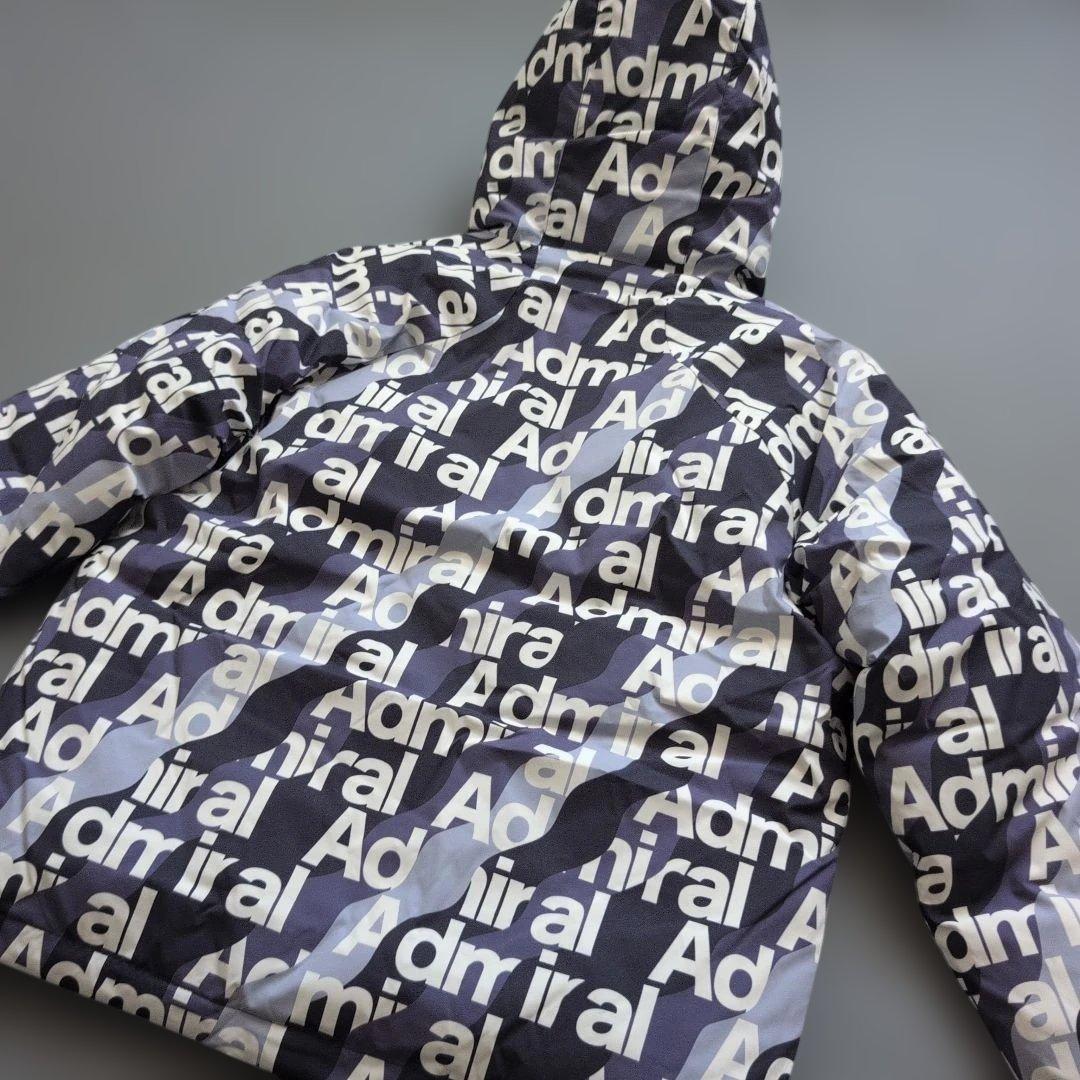 【未使用タグ付き】アドミラルゴルフ　モノグラムダウンジャケットパーカー　L