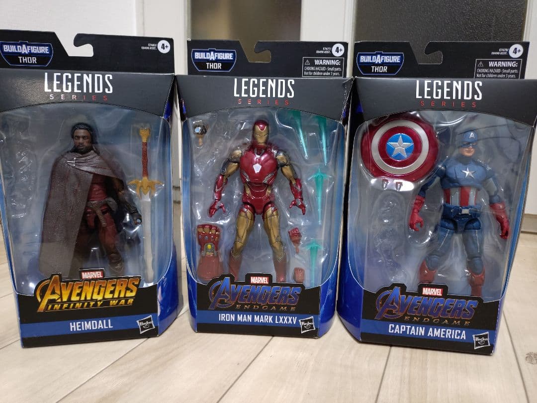 マーベル レジェンド フィギュア 6体セット　マイティソー　ビルドパーツ