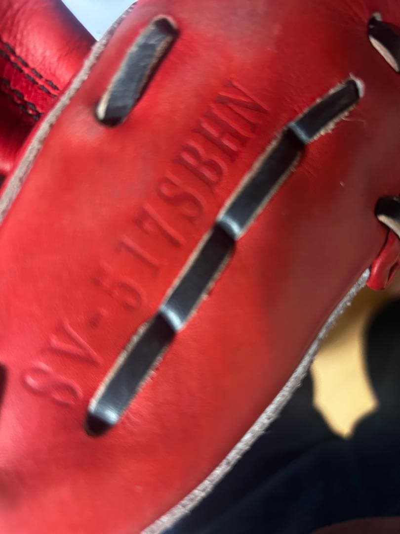 Zeems 軟式グローブ レッド