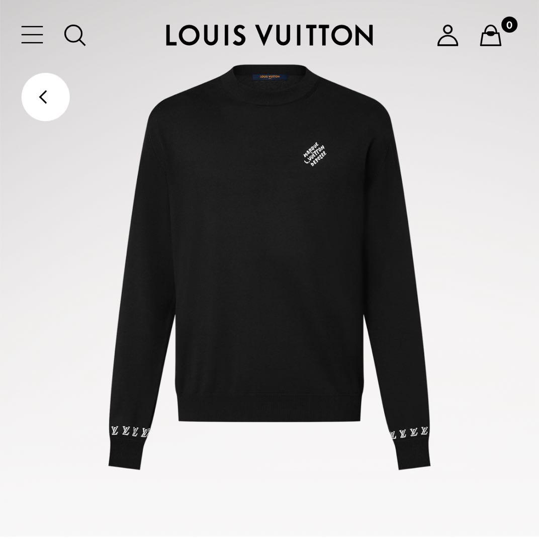 Louis Vuitton ロングスリーブコットンクルーネック