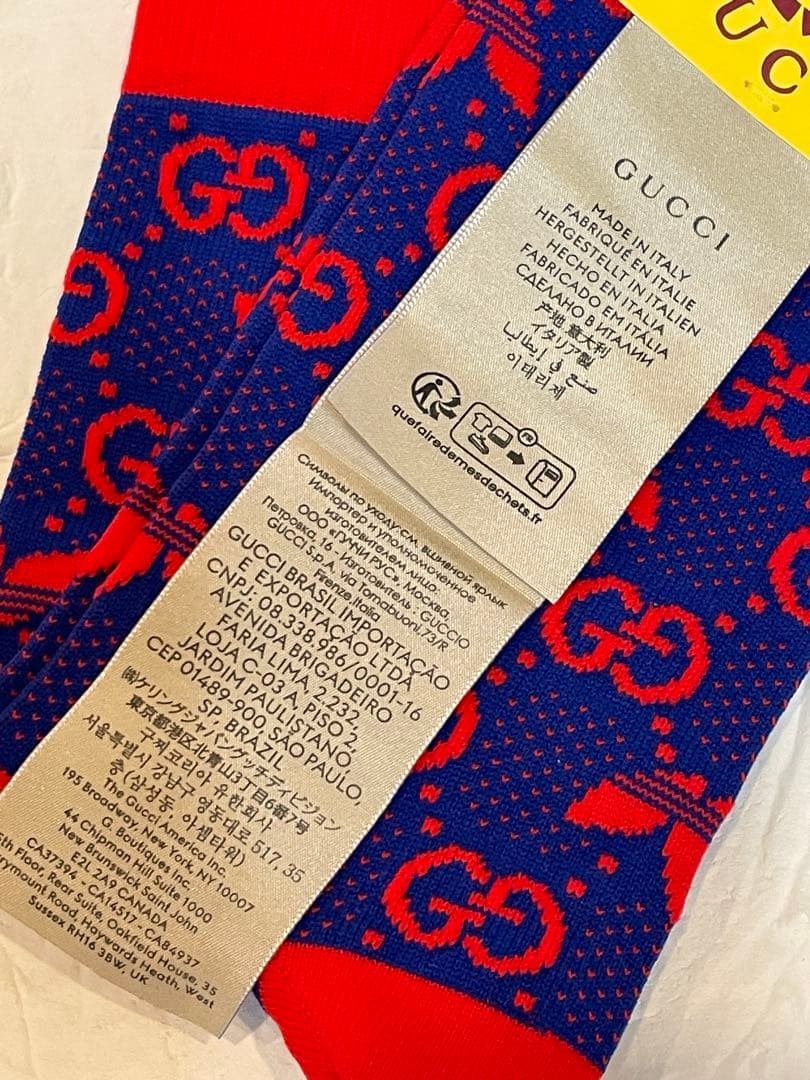 【未使用】GUCCI×adidas コラボ　ソックス　❤︎