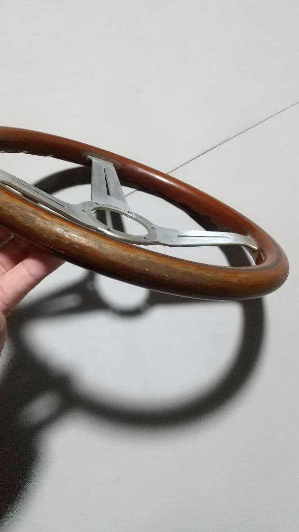 ウッド ステアリング 33cm ハンドル