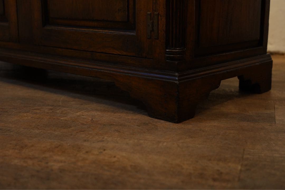 フランスアンティーク　1800年代　古木　キャビネット　カウンター