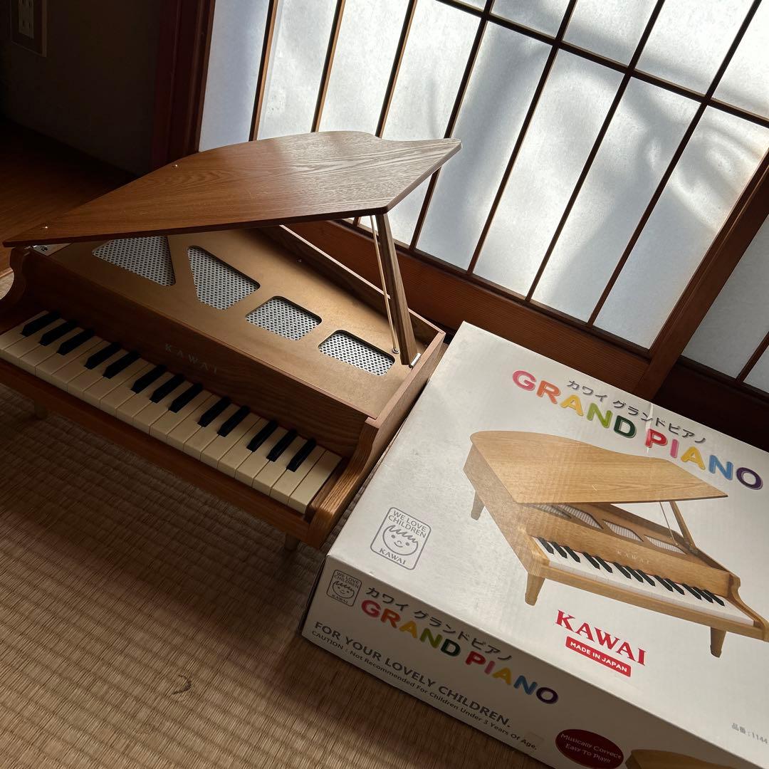 KAWAI 河合　グランドピアノ　32鍵　日本製　3歳以上　ナチュラル　1144
