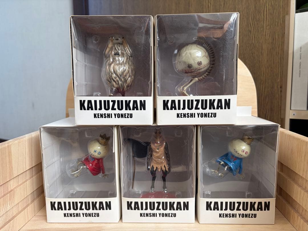 米津玄師　かいじゅうずかんフィギュア　５種コンプリートセット