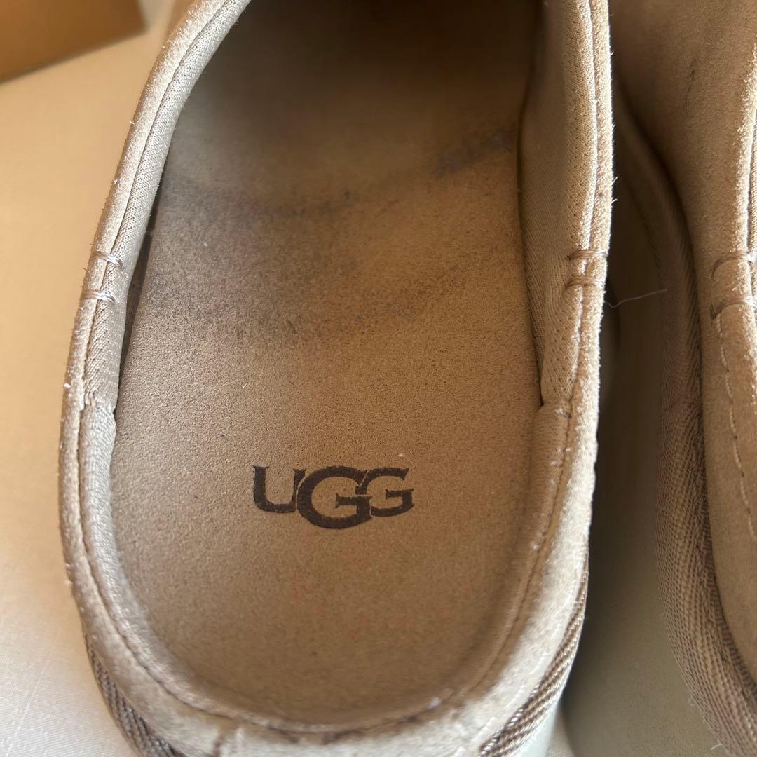 【美品】UGGアグ☆NEW HEIGHTS CLOG BEIGE 厚底 24cm