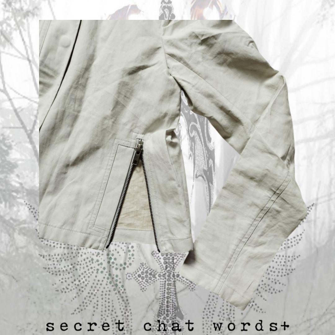 ✙˖y2k archive⌖ コーティングリネンライダースジャケット