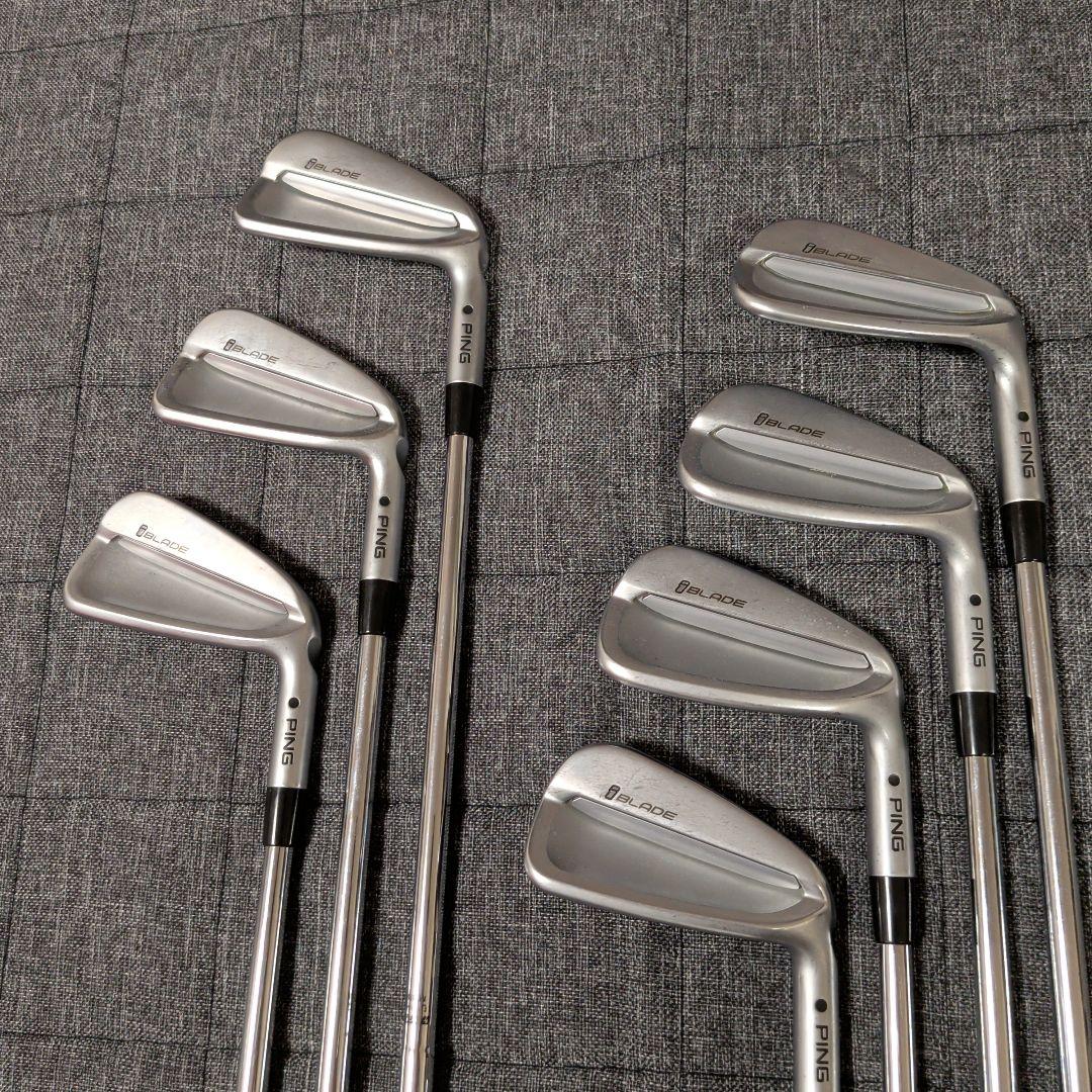 PING iBLADE 4〜W 7本　ダイナミックゴールドS200　黒ドット