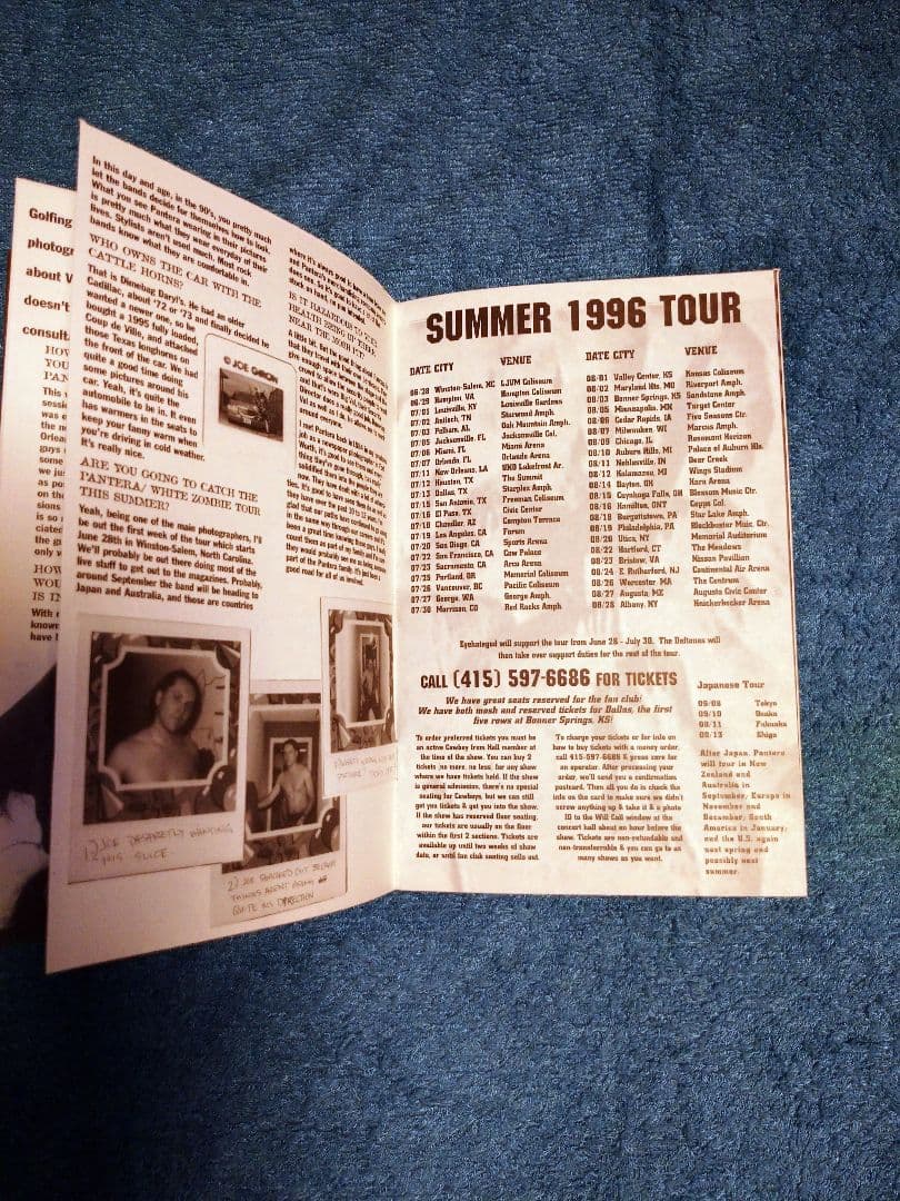 パンテラ PANTERA 直筆サイン 色紙 ポストカード ヴィンテージ