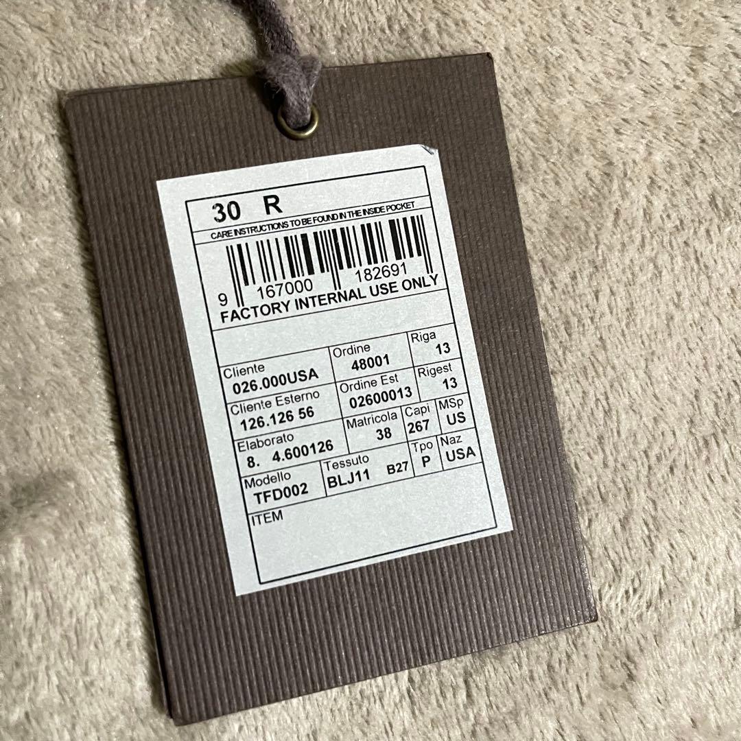 未使用✨　トムフォード　ストレート　デニム　ボタンフライ　セルビッチ　30