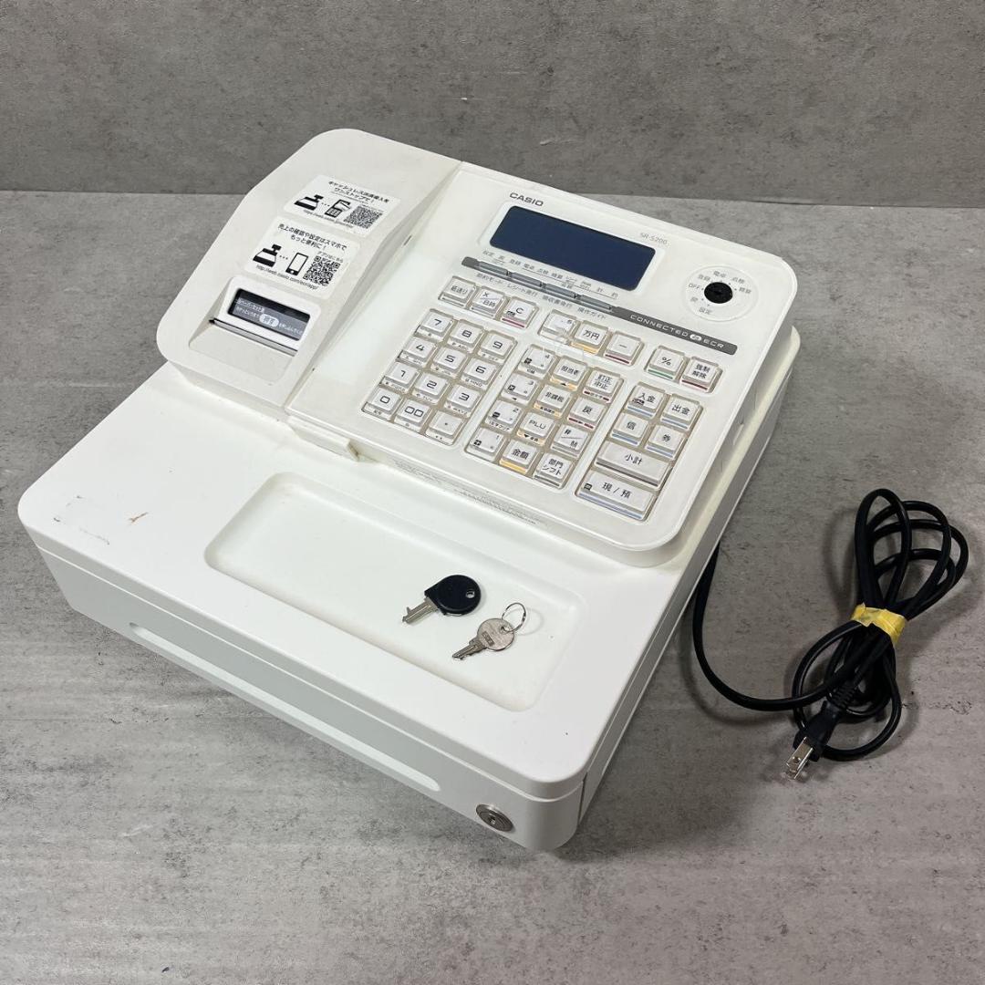 CASIO カシオ レジスタ Bluetooth ホワイト SR-S200-EX