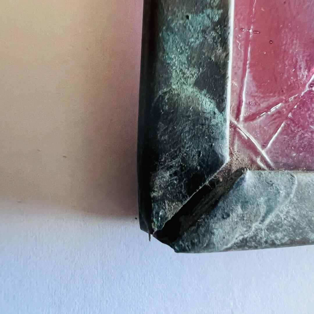 ステンドグラス　アンティーク　パネル　サンキャッチャー