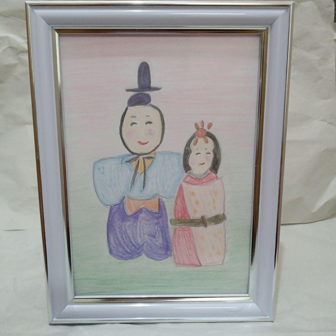 絵　おひなさま