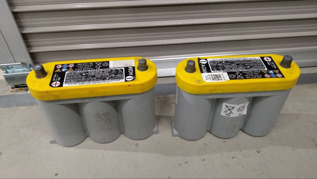 オプティマバッテリー　６V ２個　ＶＷイオス