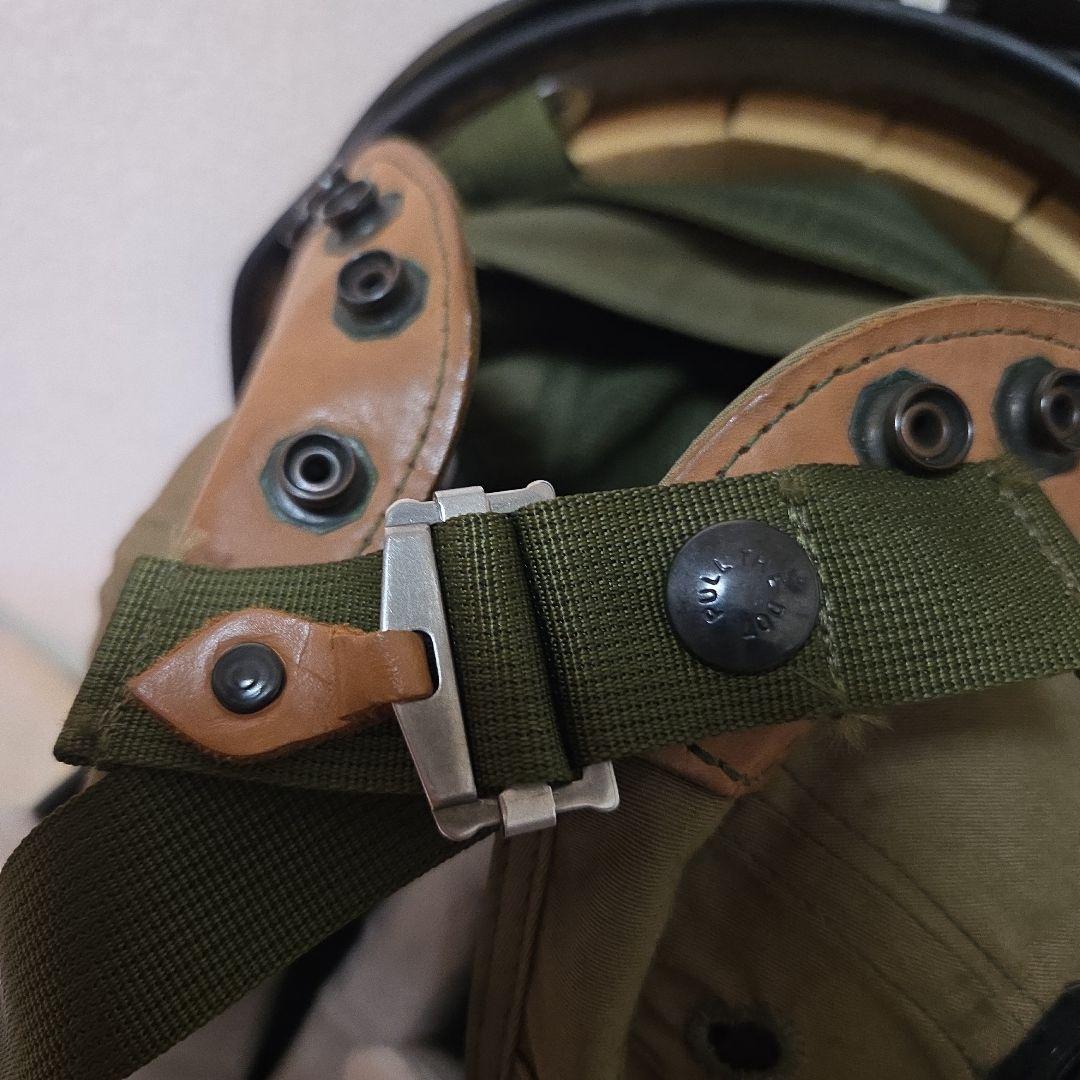 米軍実物　希少　GENTEX 　ヘリパイヘルメット LARGE NO.411OD