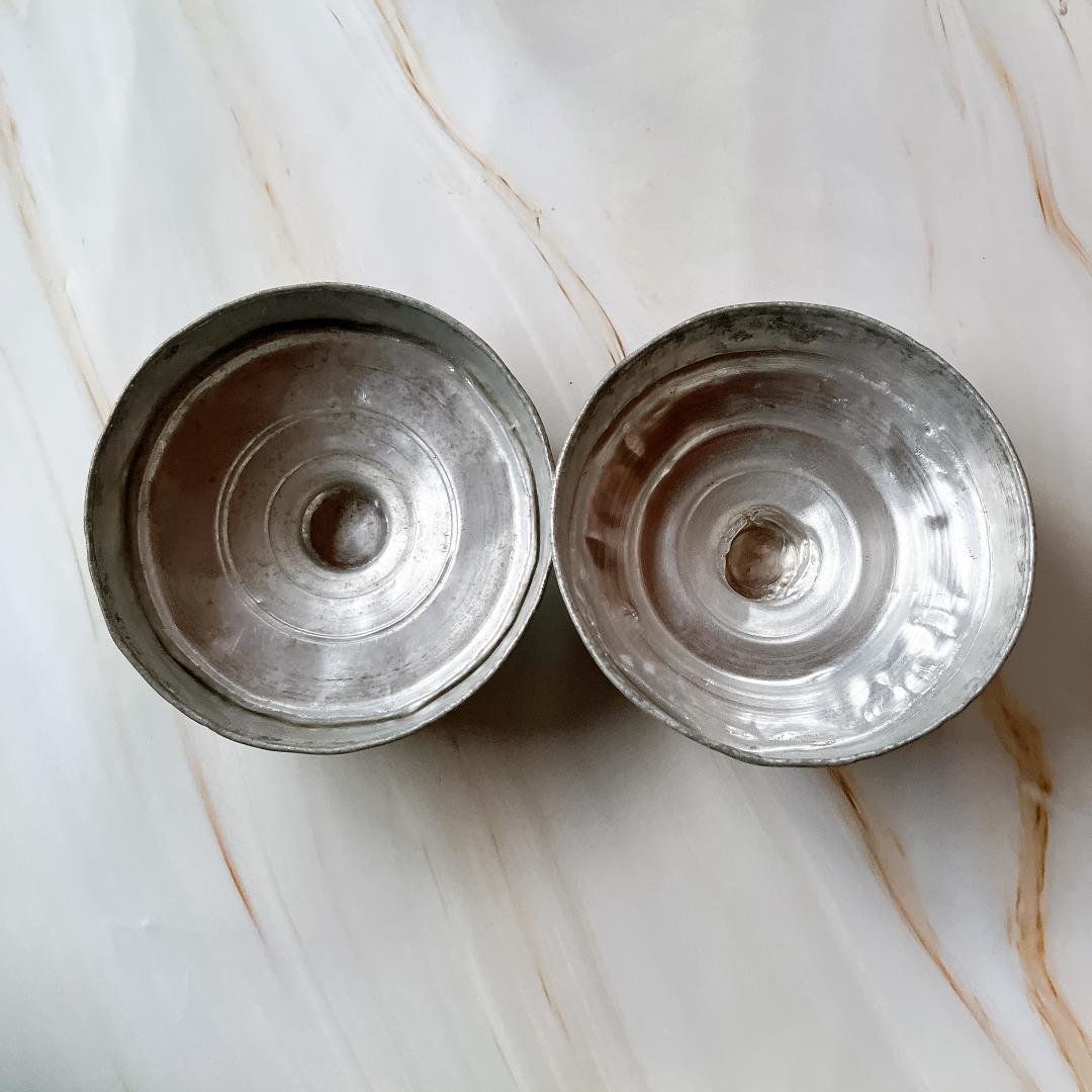 2点セット 猫瓶 ガラス瓶 レトロ アンティーク キャニスター 昭和 駄菓子