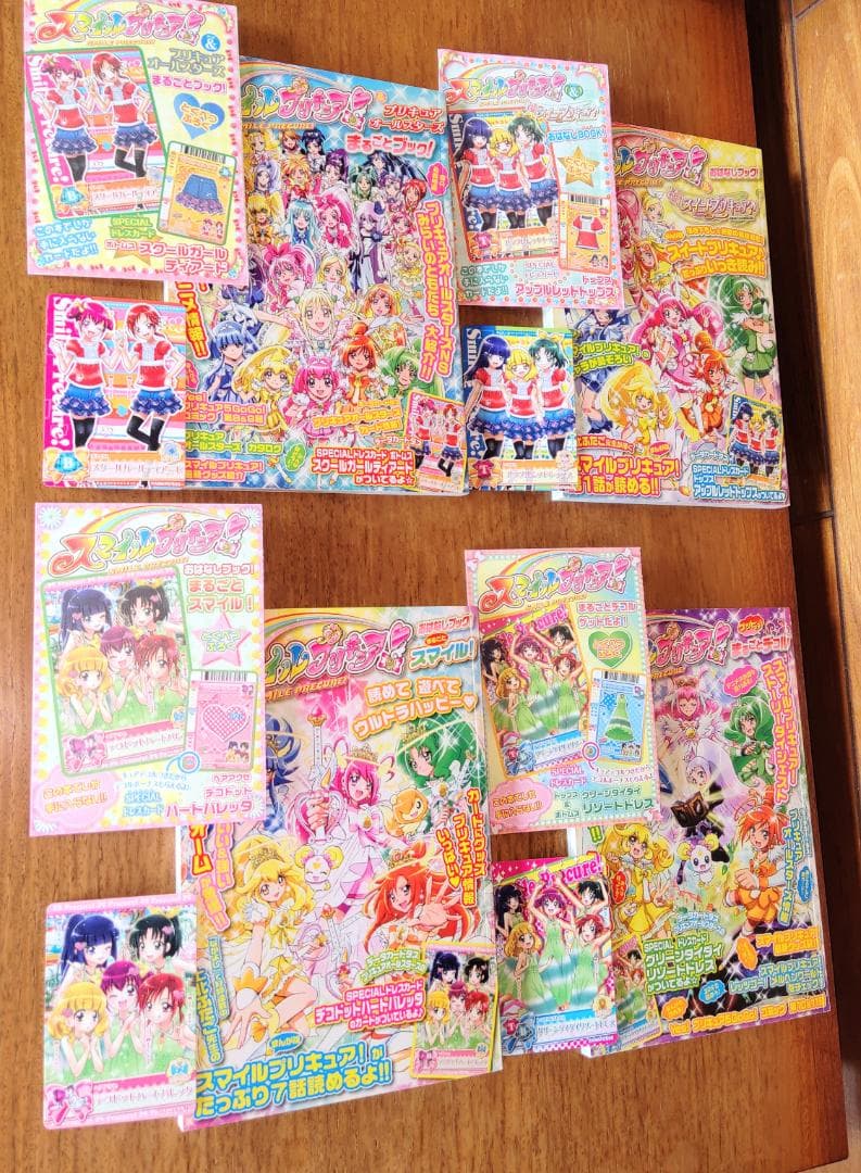 スマイルプリキュア! 　ファンブック　プロモカード　4冊&4枚　DCD