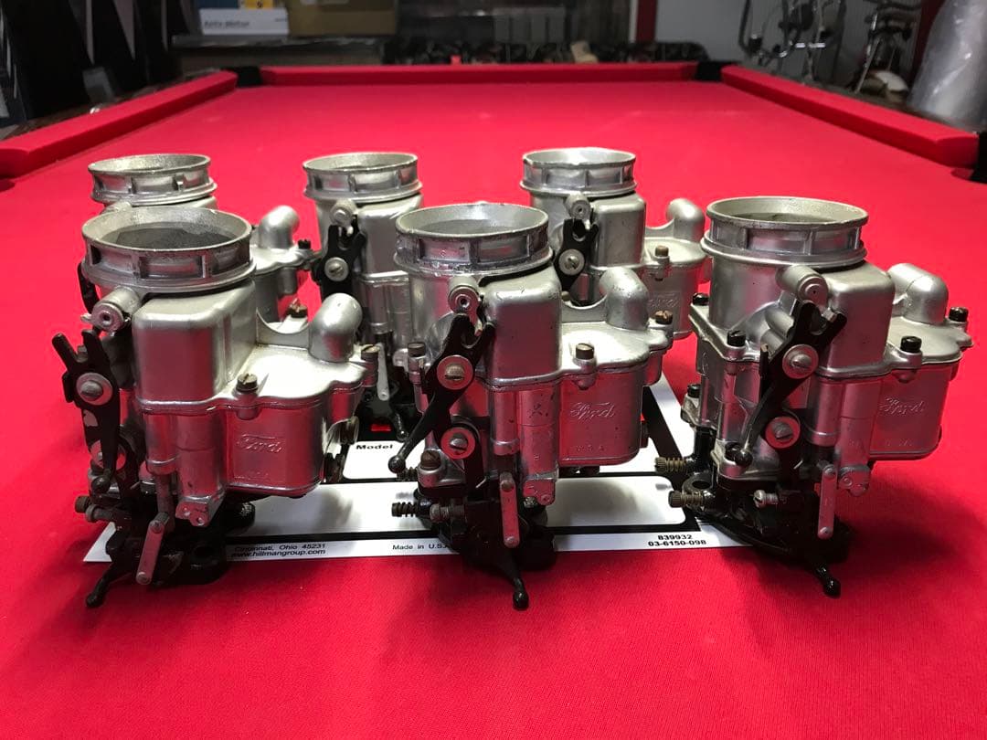 ヴィンテージ ford 6連キャブレター ホットロッド　50's