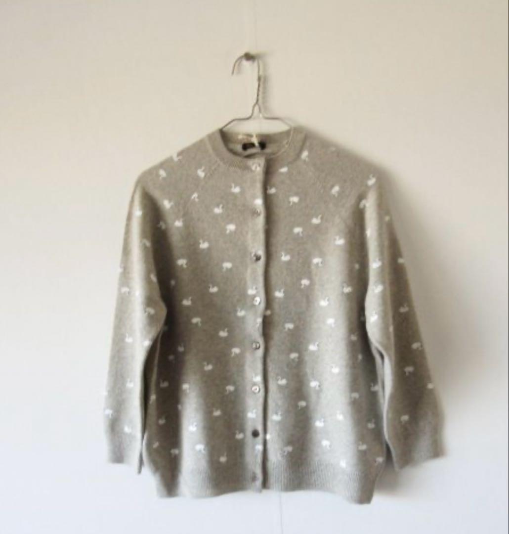 トップス R&D.M.Co. HYDE PARK CARDIGAN H.GRAY