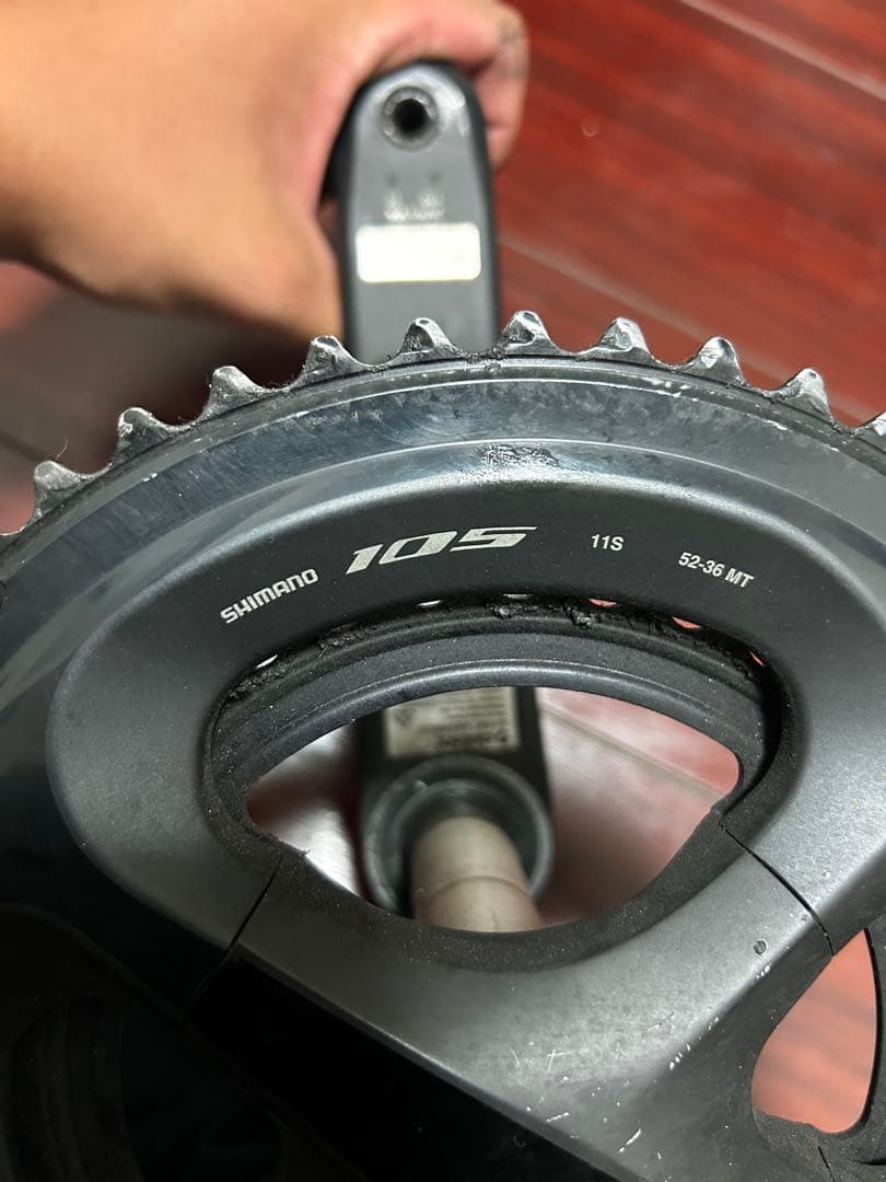 SHIMANO 105 GIANTパワーメーター52-36T 170mm