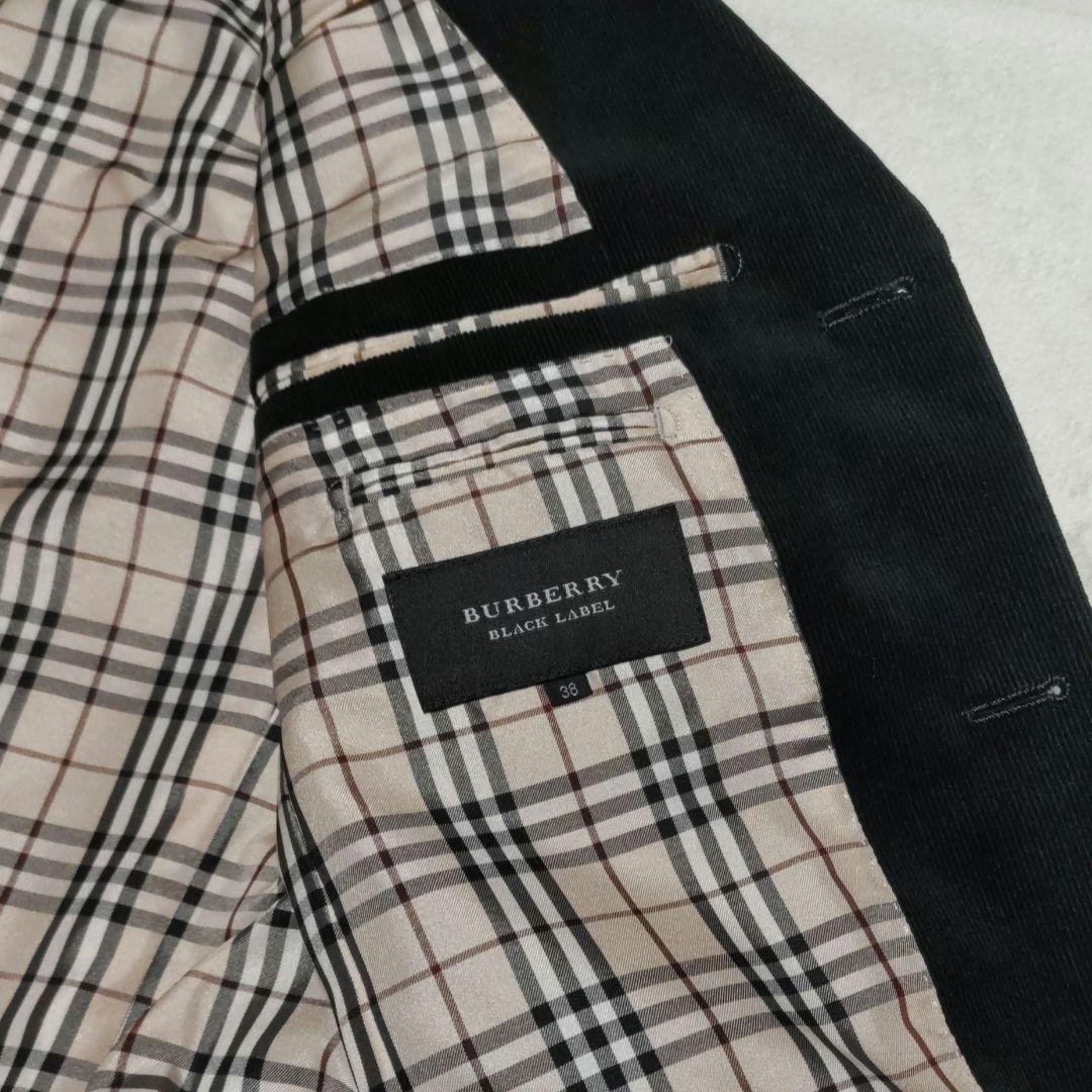 【美品】バーバリーブラックレーベル コーデュロイ ノバチェック セットアップ