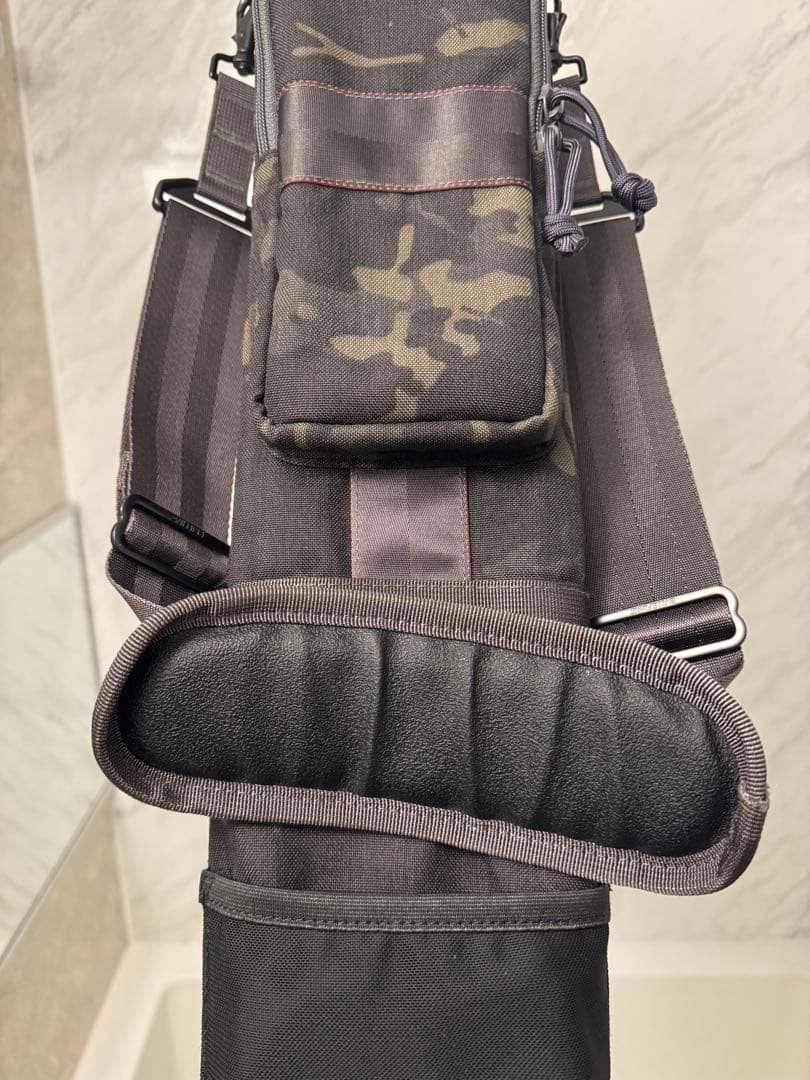 BRIEFING ゴルフバッグ セルフスタンド　カモフラージュ　ブラック