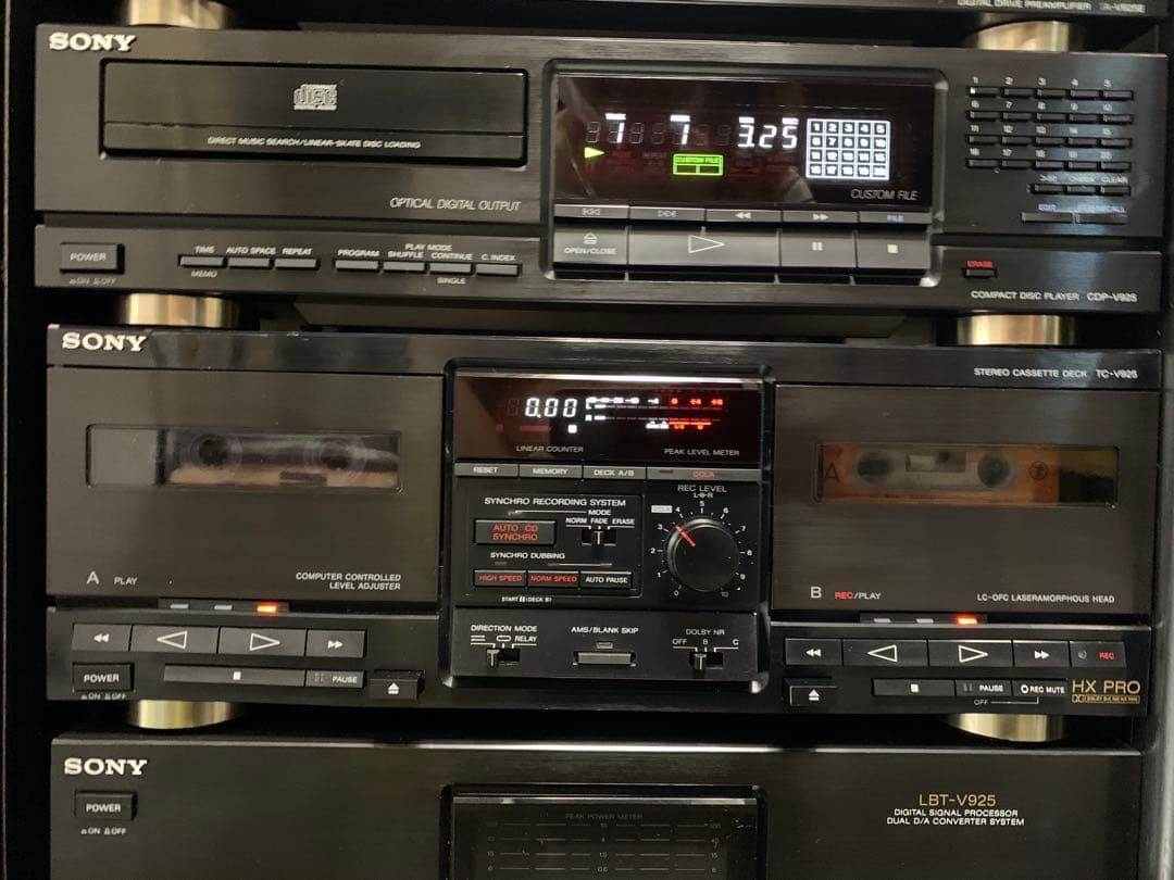 美品内蔵BT変更可能SONYリバティLBT-V925レコード付きメンテナンス済み