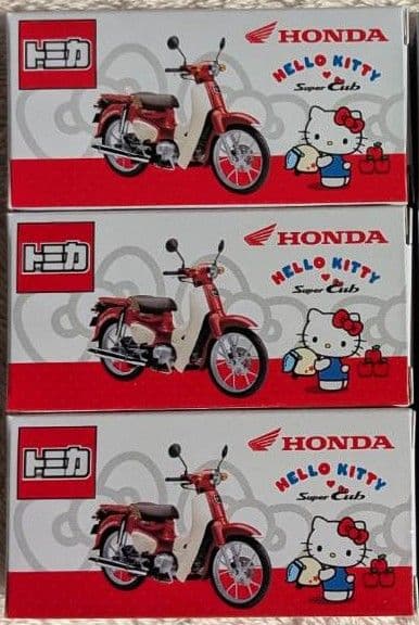 トミカ HONDA HELLO KITTY Super Cub　3個セット