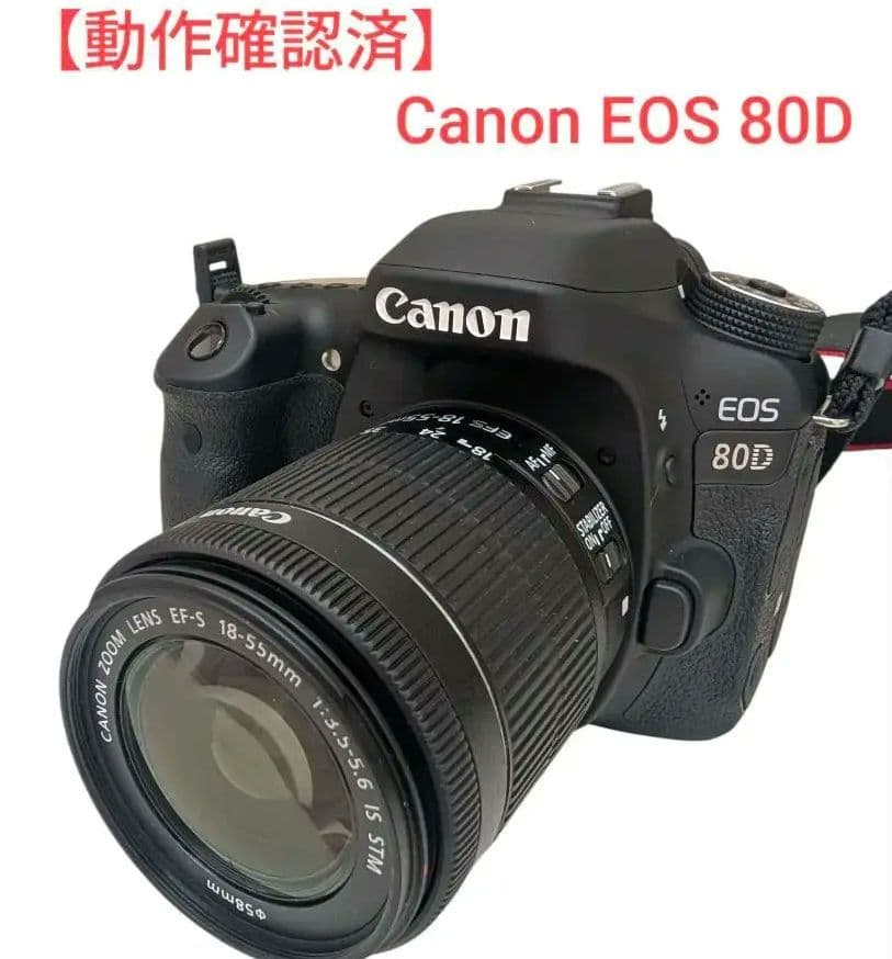 【専用品購入不可】Canon EOS 80D EF-S 18-55mm レンズ