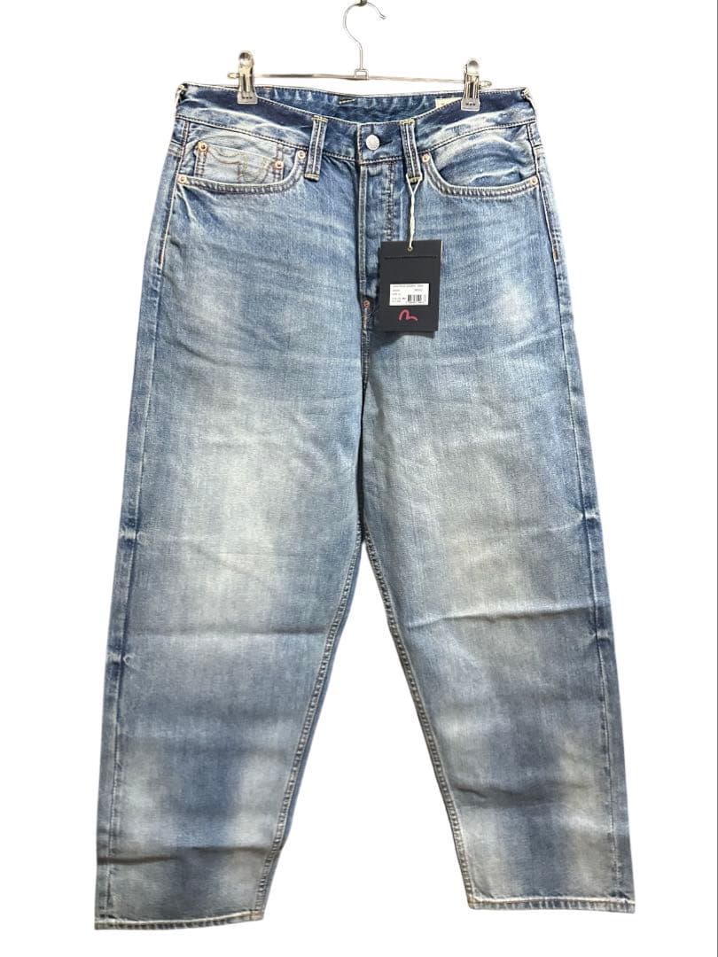 額*縁様 EVISU Ecru Daicock Print Loose Fit