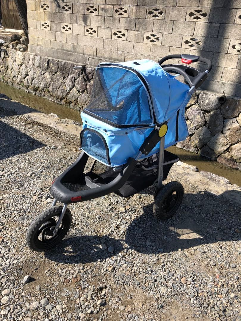 ペットカート ベビーカー バギー 犬 猫 多頭 犬/輪犬ケージ (B36)