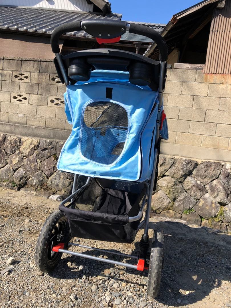 ペットカート ベビーカー バギー 犬 猫 多頭 犬/輪犬ケージ (B36)