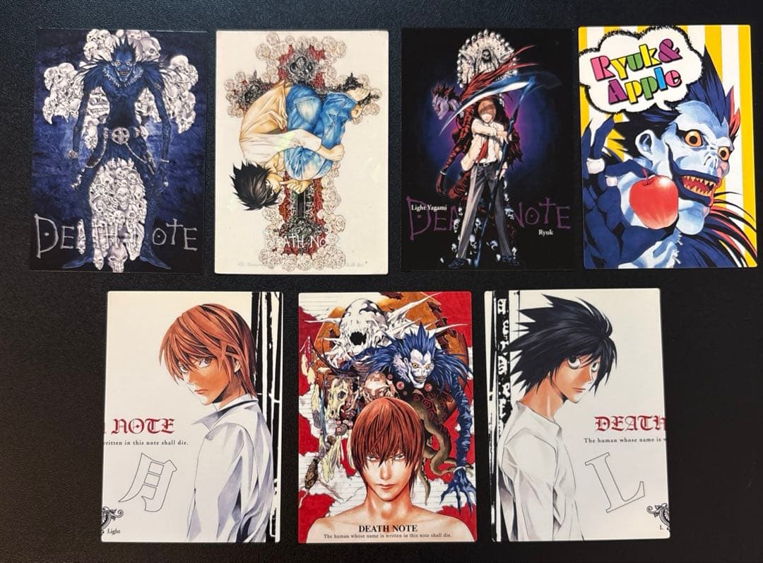 デスノート イラストカード７枚まとめ売りセット
