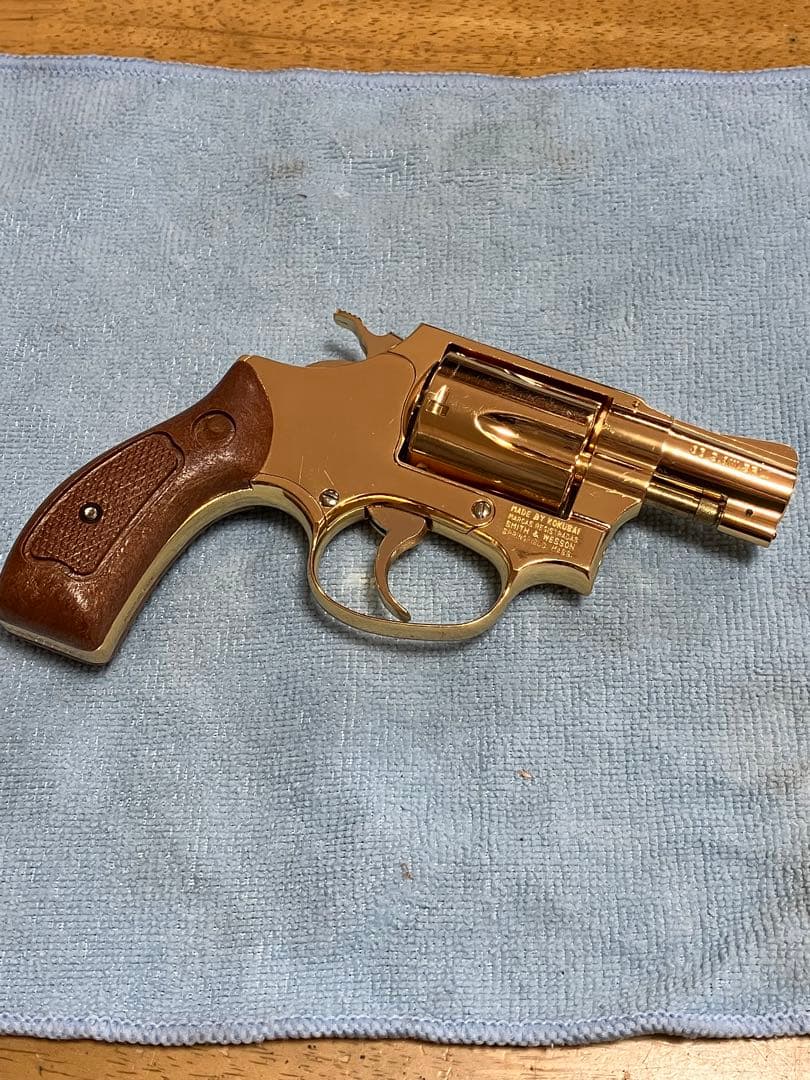 コクサイ S＆W M36チーフスペシャルSMG規格 モデルガン 金メッキ