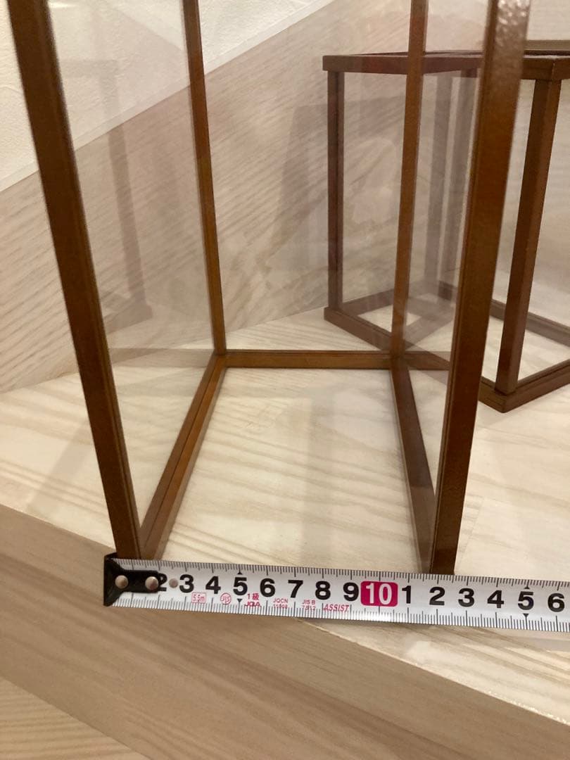 レトロ　ガラスケース 2個セット