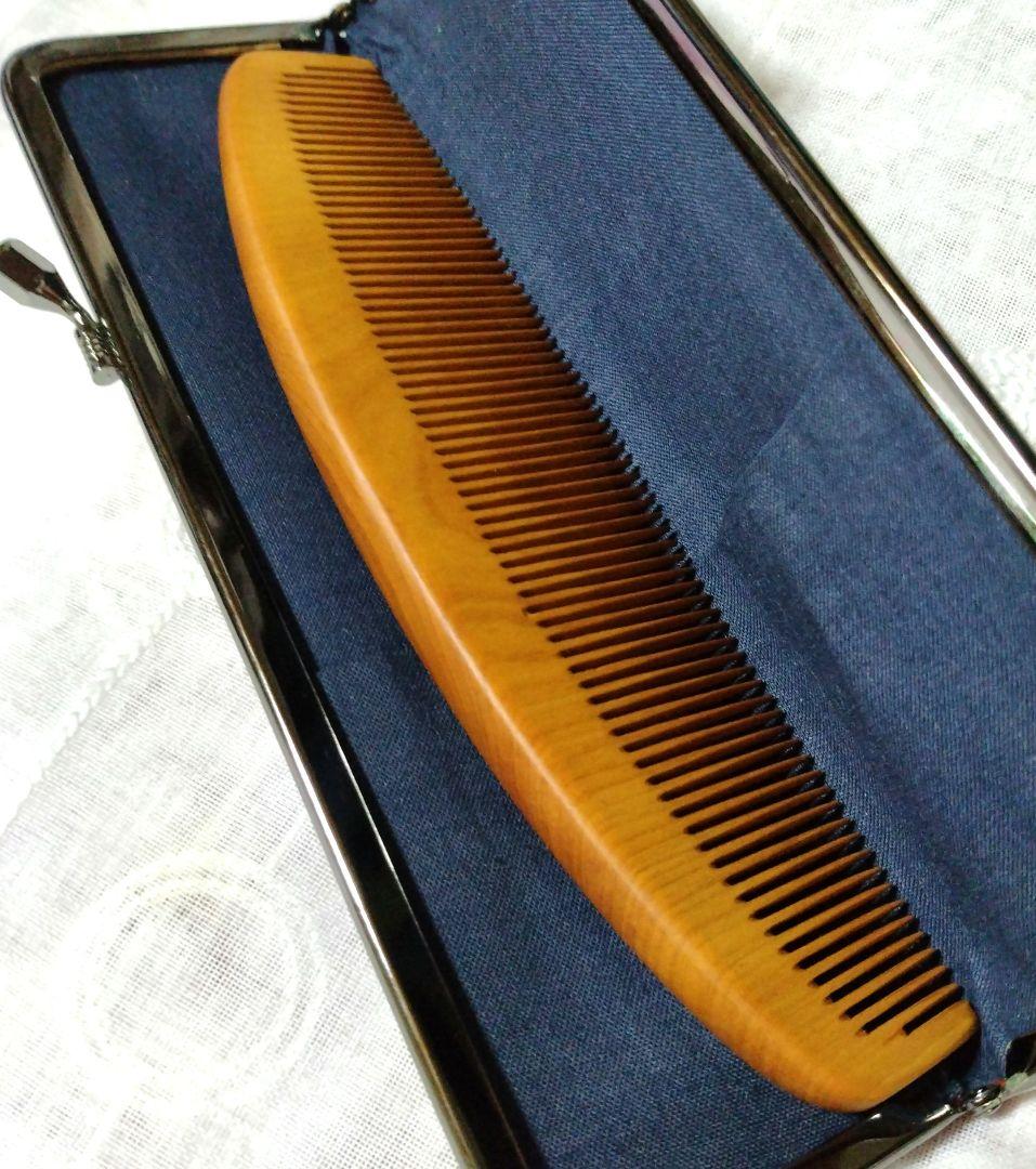 本つげ櫛　お六ぐし　17.5cm