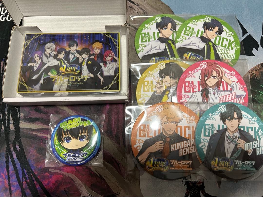 ブルーロック PWC アクリルブロック コースター 缶バッジ