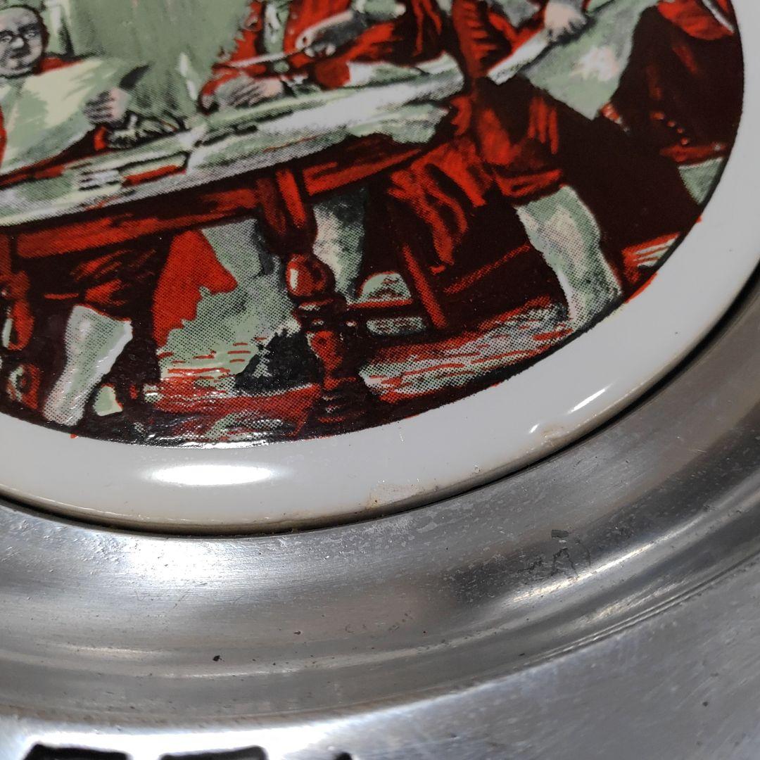 USA「独立宣言の起草」　ヴィンテージ コレクターズ ピューター プレート