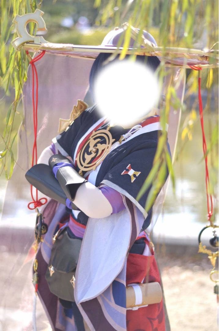コスプレ　原神　スカラマシュ　散兵　三分妄想Sサイズと猫屋小舗Mサイズ両方　笠付
