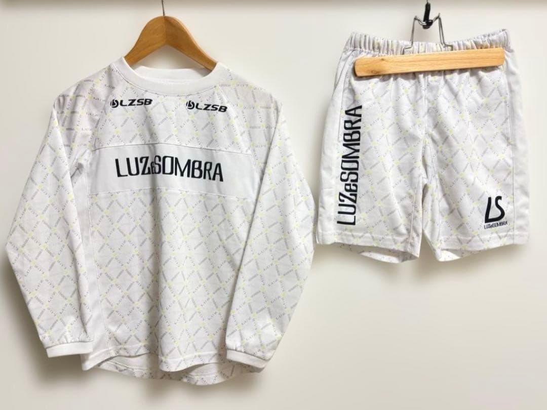 美品 LUZeSOMBRA プラクティスシャツ ハーフパンツ 白 140cm