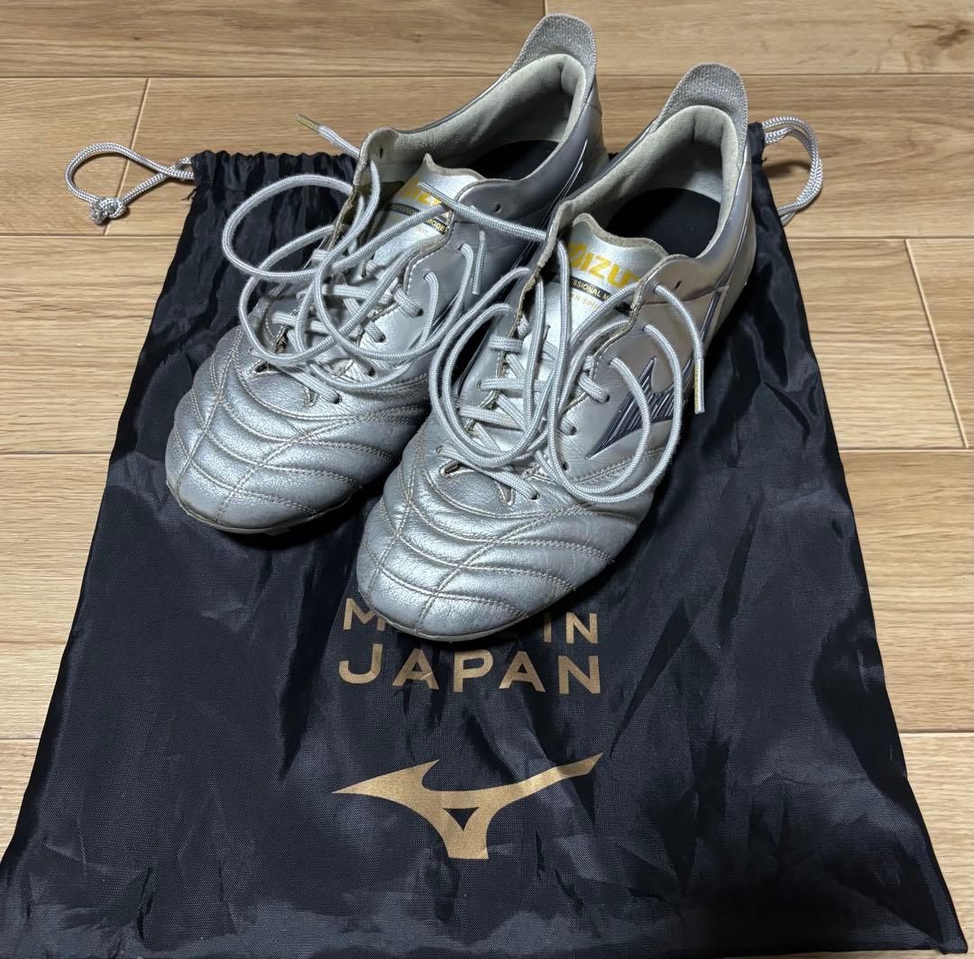 Mizuno モレリアネオIV シルバー 収納袋付き