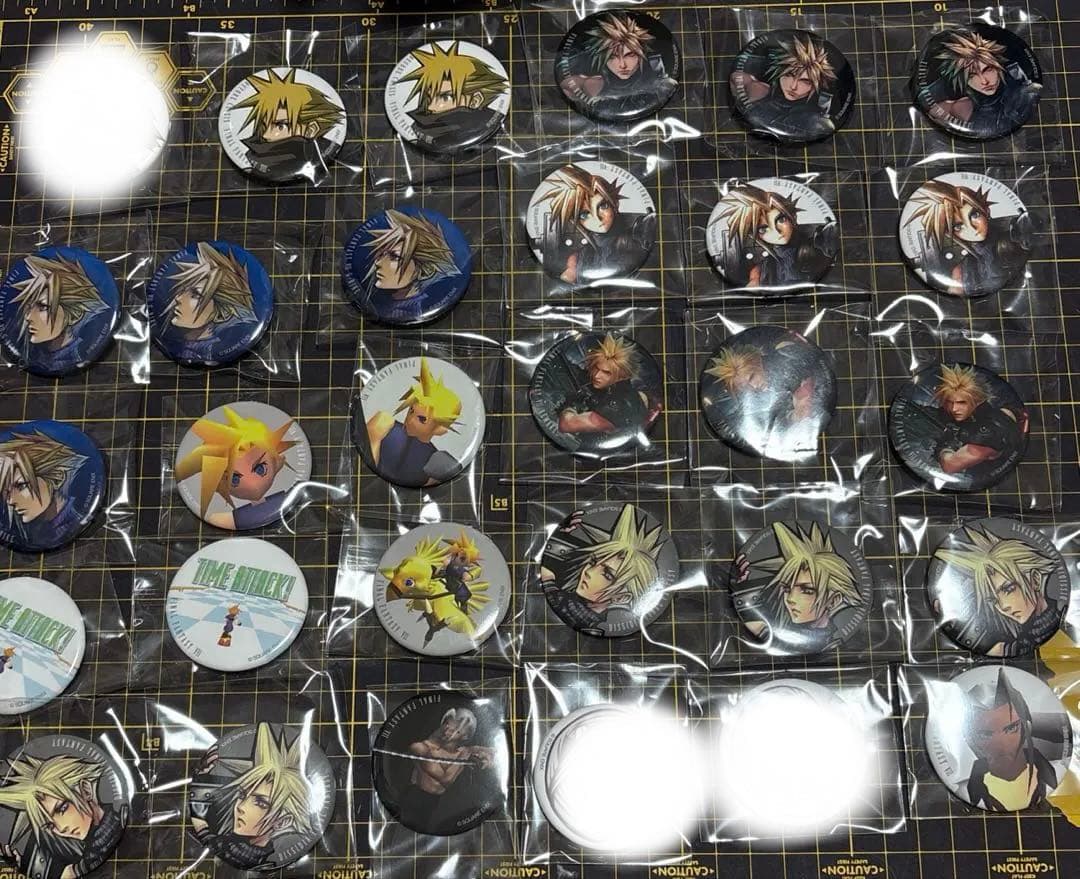 FF7 ファイナルファンタジー7 セフィロス クラウド　缶バッジ　まとめ売り