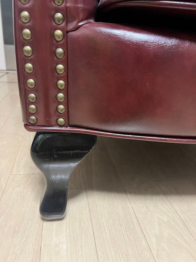 ヴィンセントソファー レッドブラウン