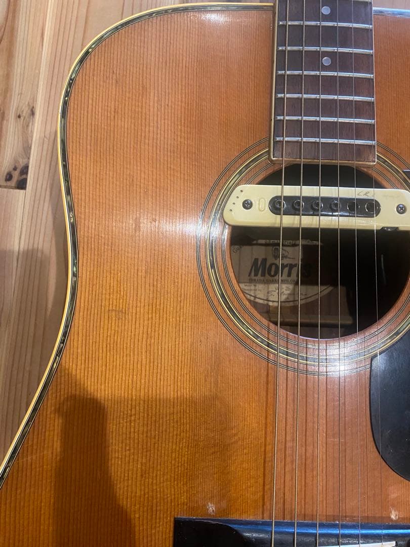 Morris W-25 アコースティックギター L.R.Baggsピックアップ付
