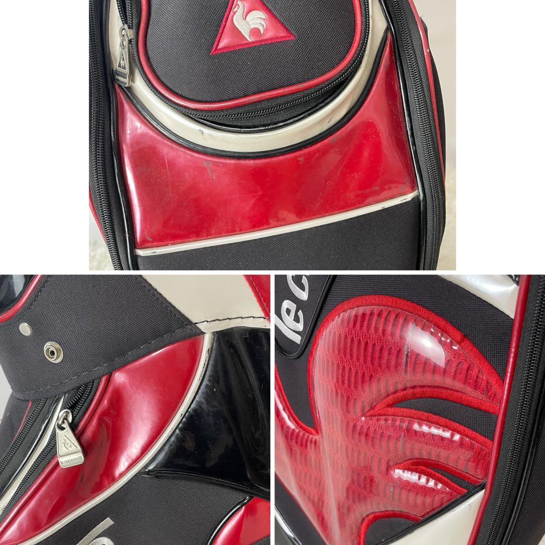 デカロゴ✨ルコックスポルティフ キャディバッグ カート型 大容量 フード付き