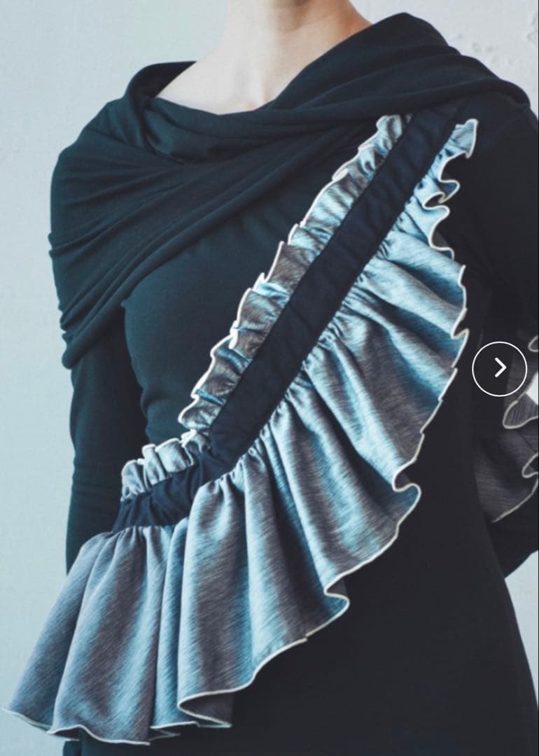 新品⚫︎ORIÉNT MILLINERY 【ドーラメロウ】フリルバッグ グレー